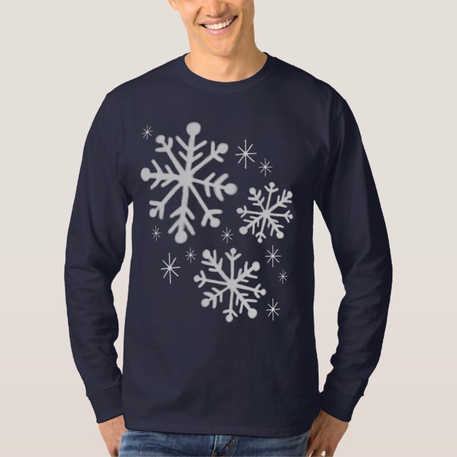 T-shirt flocon de neige (Devant)