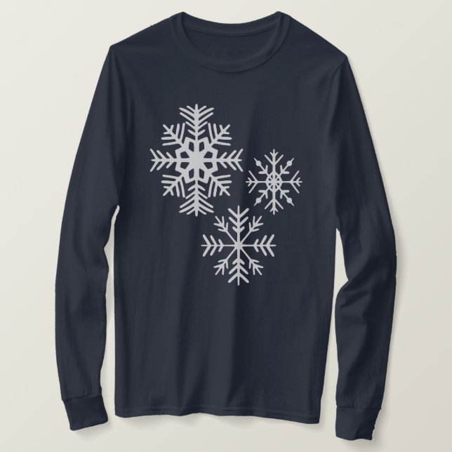 T-shirt flocon de neige (Design devant)