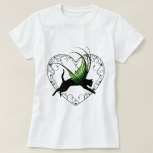 T-shirt Flocon de neige cosmique de chat