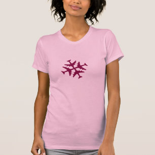 T-shirt Flocon de neige d'avion