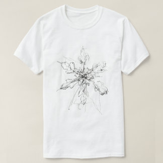 T-shirt Flocon de neige unique délicat