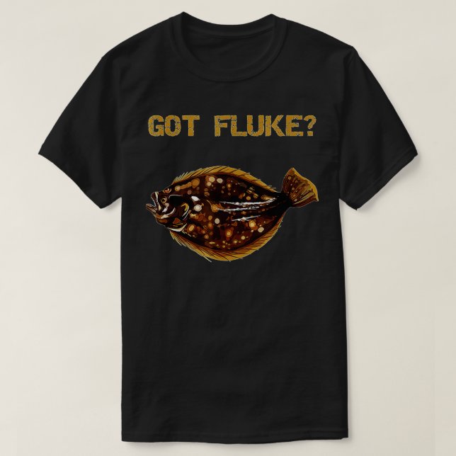 T-shirt Floke Summer Flounder Fishing  (Design devant)