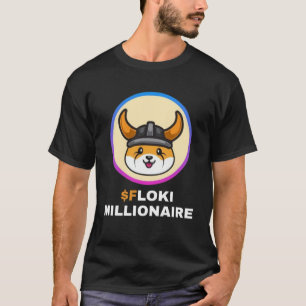 T-shirt Floki Millionaire Floki Inu Token Coin Crypto Hodl