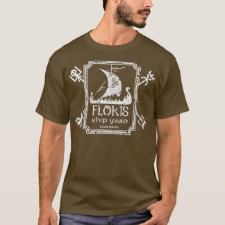 T-shirt Flokis Shipyard Kattegat Viking Ship and Sword