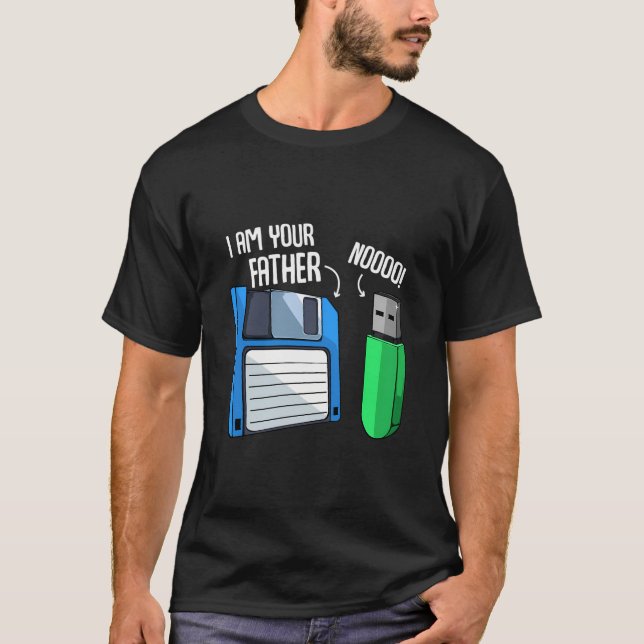 T-shirt Floppy Disk Coder Computer Engineering Geek Nerd C (Devant)