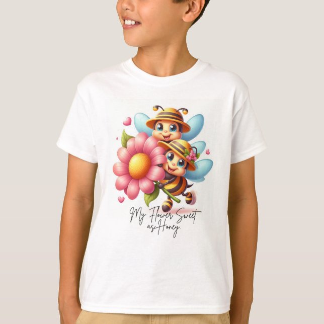 T-shirt Flor Dulce como la Miel (Devant)