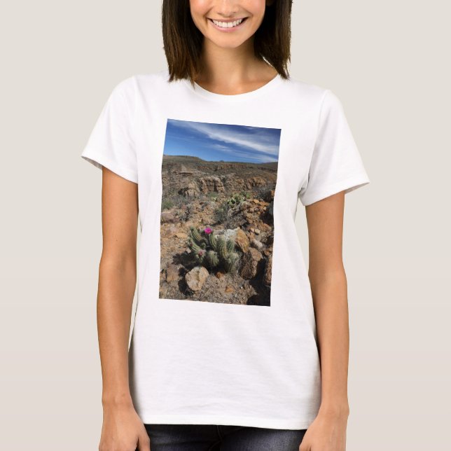 T-shirt Floraison de cactus (Devant)