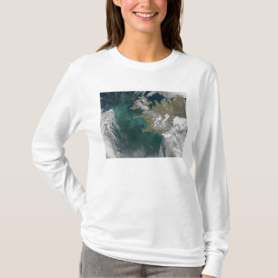 T-shirt Floraison de phytoplancton dans l'Atlantique Nord