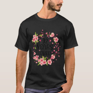 T-shirt Floral 92 92E 92 Ans Aimés