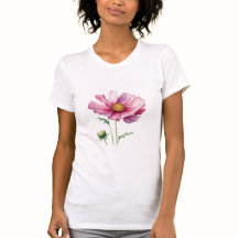 T-shirt Floral Aquarelle Dainty