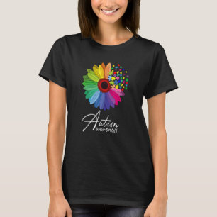 T-shirt Floral Autisme Daisy Hommes Fleurs Femmes Enfants