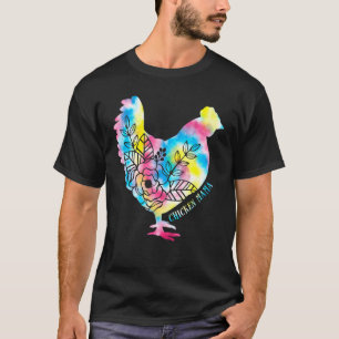 T-shirt Floral Chicken Mama Journée Mondiale des A