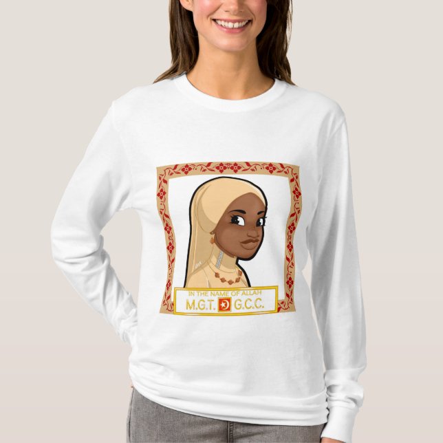 T-shirt floral de Jameelah (Devant)