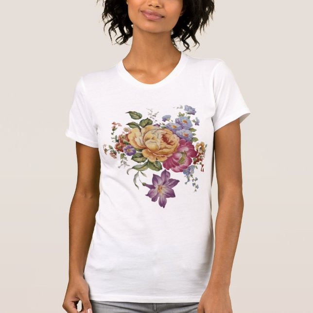 T-shirt Floral Fancy  (Devant)