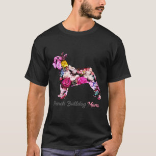 T-shirt Floral French Bulldog Maman 68