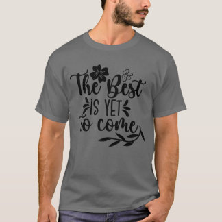 T-shirt Floral insSunshine Floral Inspirational Quotes gif
