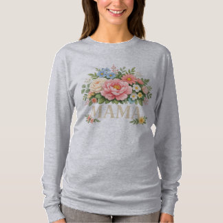 T-shirt Floral Mama