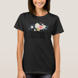 T-shirt Floral Neuro Nurse Practitioner