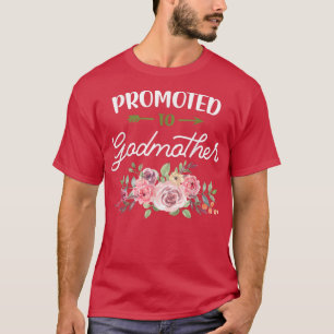 T-shirt Floral Promu Godmère Grossesse Faire-part B