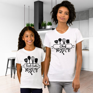 T-Shirt Floral Rolling Pin Alimentation Critique maman et 