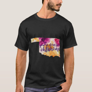 T-shirt Floral You Dore Fine Oklahoma