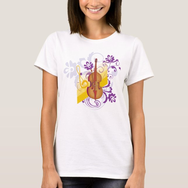 T-shirt Flore de violon (Devant)