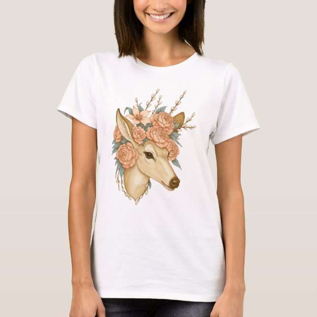 T-shirt Flore - L’Esprit Doux de la Nature (Devant)