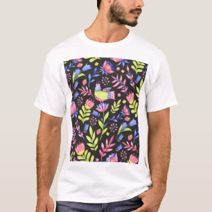 T-shirt Flore printanière : Motif imperméable