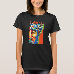 T-shirt Florence Firenze Po de la sculpture David de Miche