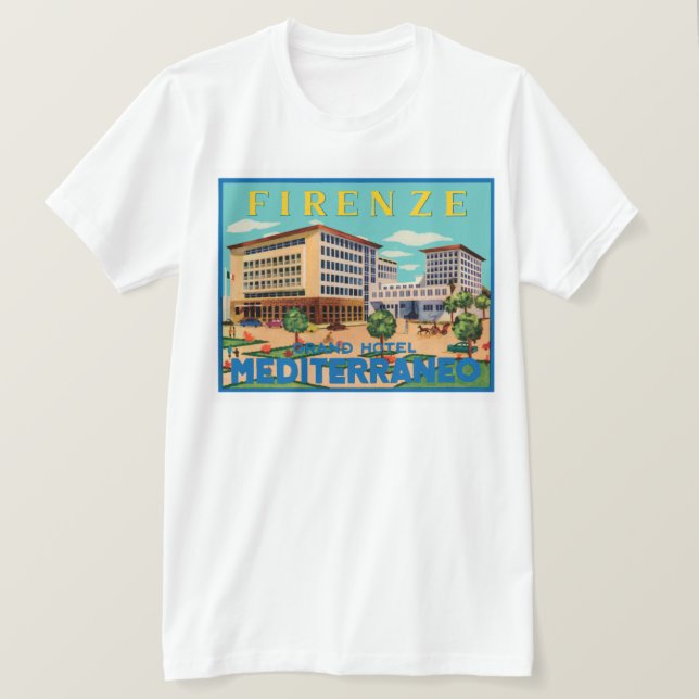 T-shirt Florence Grand Hotel Mediterraneo (Design devant)
