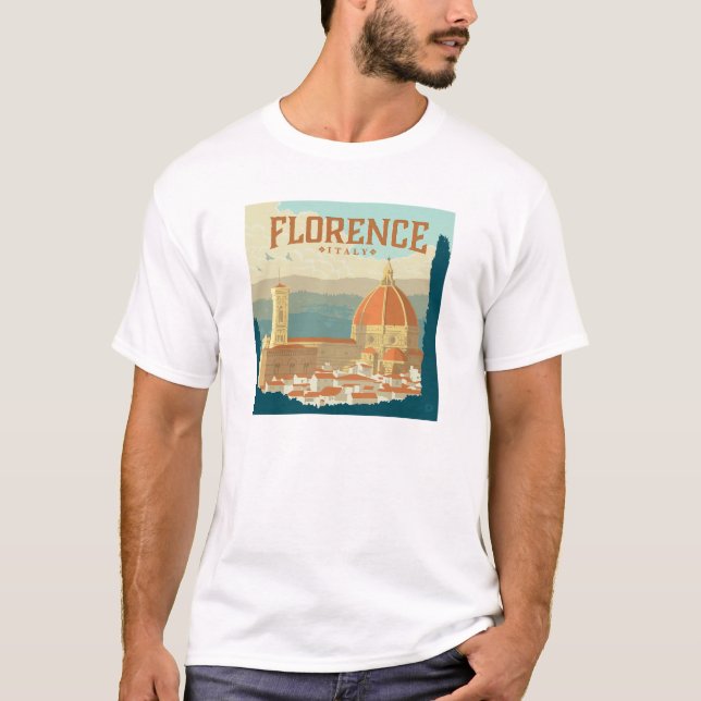 T-shirt Florence, Italie (Devant)