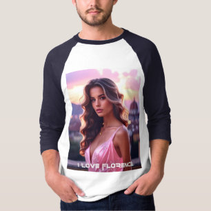 T-SHIRT FLORENCE - J'AIME FLORENCE - ITALIE