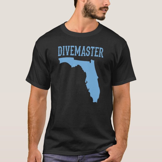 T-shirt Florida Divemaster Scuba Diving Instructor Dive Fl (Devant)