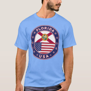 T-shirt Florida, Florida t-shirt, blue