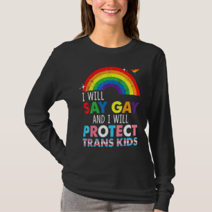 T-shirt Florida Gay Je Dirai Gay Et Je Protégerai Tran