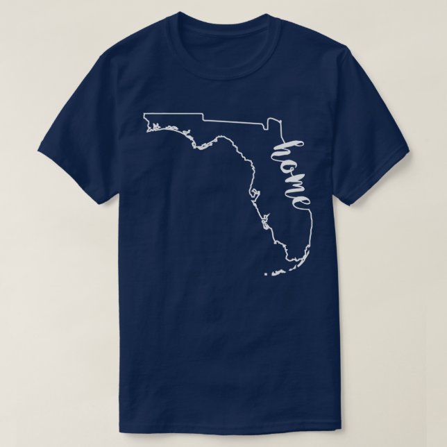 T-shirt Florida Home  for any Floridian native  (Design devant)