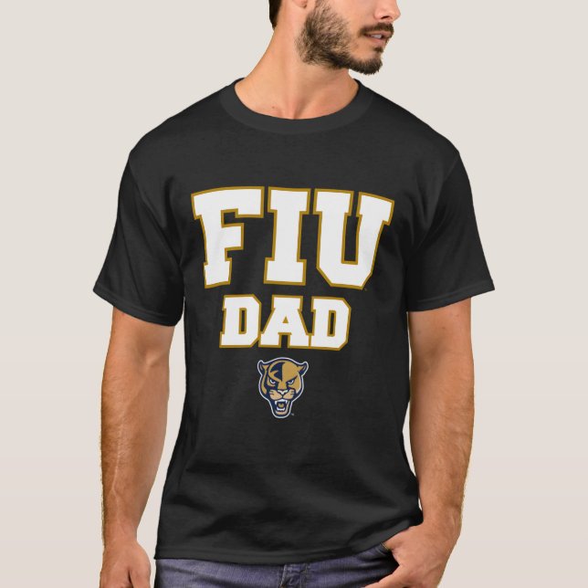 T-shirt Florida International Fiu Panthers Papa (Devant)