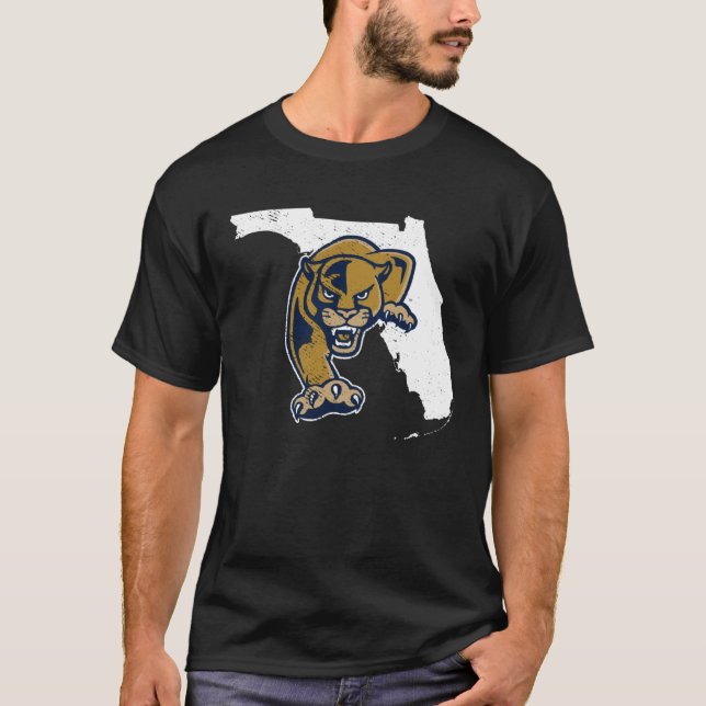 T-shirt Florida International FIU Panthers State Shape (Devant)