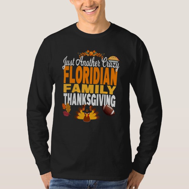 T-shirt Florida Just Another Crazy Floridian Family Thanks (Devant)