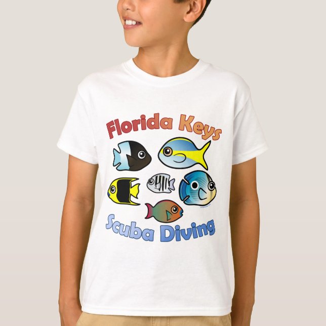 T-shirt Florida Keys Plongée sous-marine (Devant)