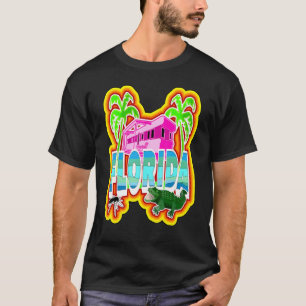 T-shirt Florida  Mosquito Alligator Trailer Mobile Home Re