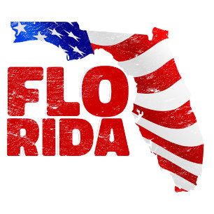 T-shirt Florida Pride États-Unis D'Amérique.