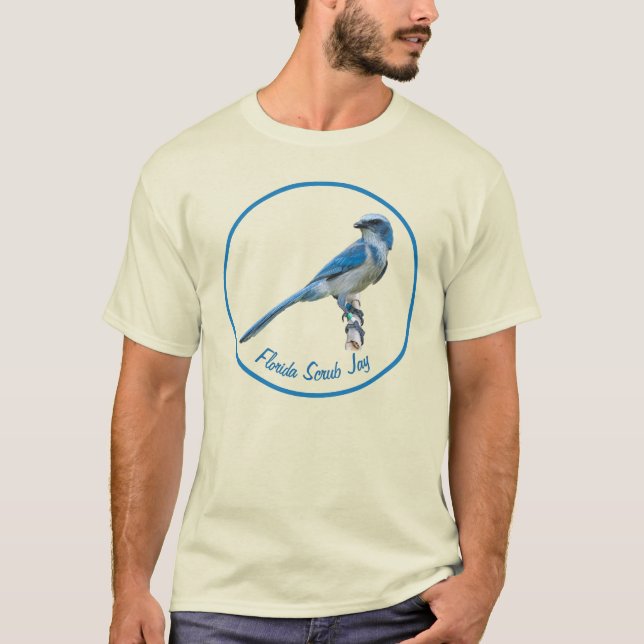 T-shirt Florida Scrub Jay - Oct 2022 (Devant)