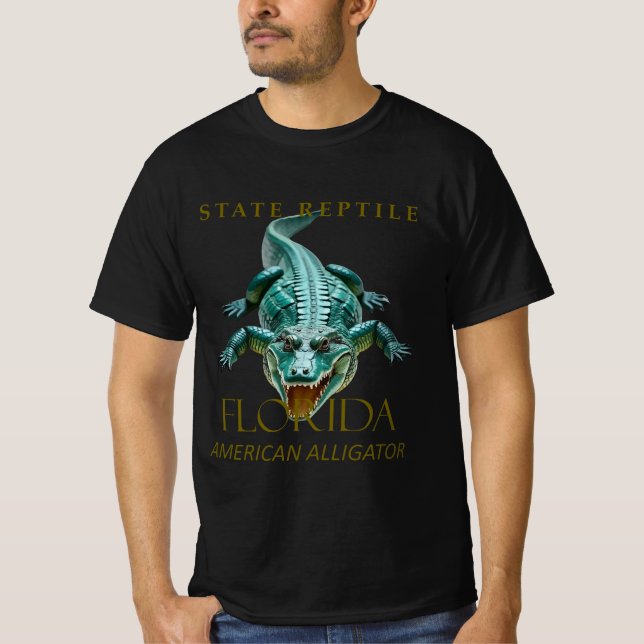T-shirt Florida Territory American Alligator (Devant)