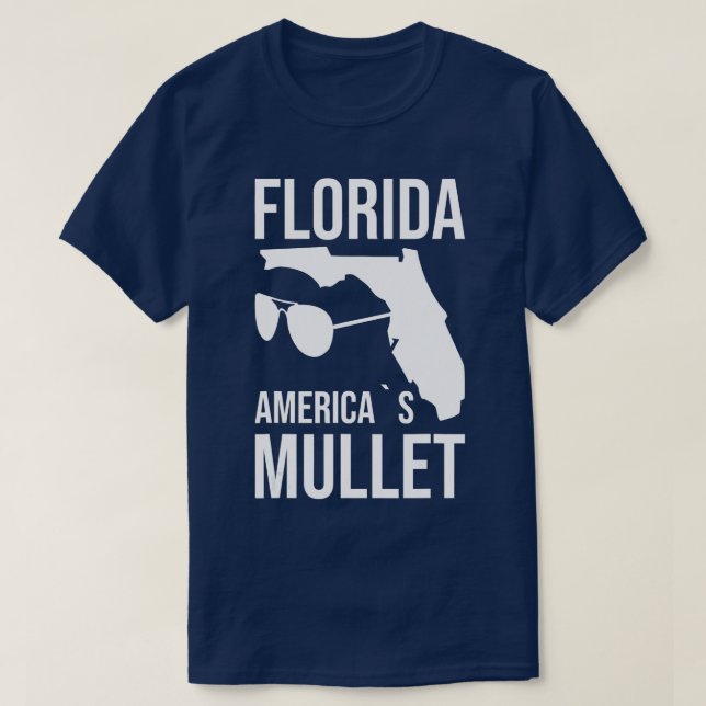 T-shirt Floride Amériques Mullet Côte Ouest (Design devant)