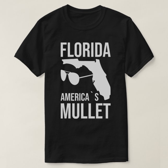 T-shirt Floride Amériques Mullet Côte Ouest (Design devant)
