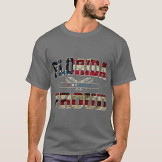T-shirt Floride Dans Mon Coeur Cadeau Fière Forte Awesome 
