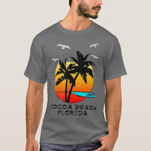 T-SHIRT FLORIDE DE PLAGE DE CACAO, DESTINATION