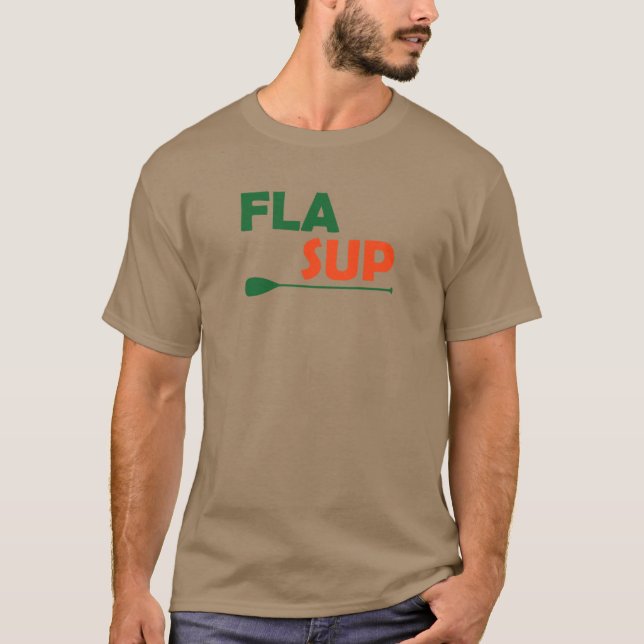 T-shirt Floride debout pagayage (Devant)