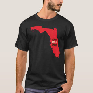 T-shirt Floride enseignant enseigner l'amour Inspirer